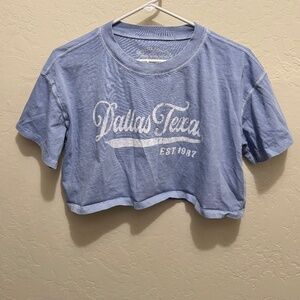 Aeropostale Dallas Texas oversized cropped S